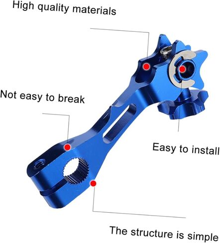 Pretyzoom نارية الدراجات الخلفية الفرامل الروك الملحق الذراع CNC تعديل ألوان صلبة مناسبة لجميع الطرز يعزز وظائف النمط ل in Kuwait