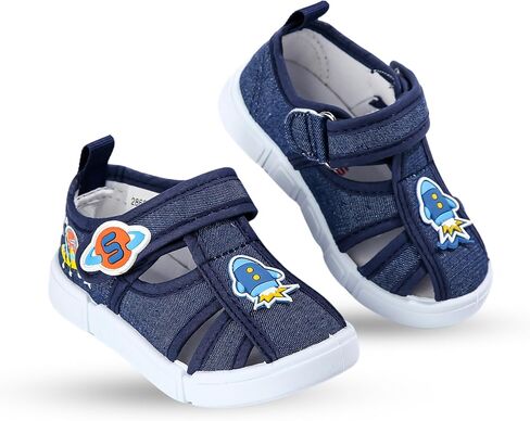 STOVEL'S Toddler Sandals for Boys & Girls – Lightweight Closed-Toe Shoes with Hook & Loop, Non-Slip Sole, Sizes 5–10 in Saudi Arabia