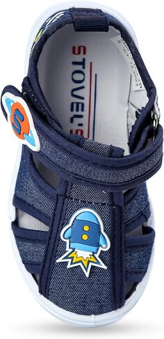 STOVEL'S Toddler Sandals for Boys & Girls – Lightweight Closed-Toe Shoes with Hook & Loop, Non-Slip Sole, Sizes 5–10 in Saudi Arabia