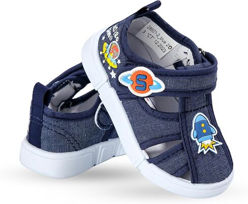 STOVEL'S Toddler Sandals for Boys & Girls – Lightweight Closed-Toe Shoes with Hook & Loop, Non-Slip Sole, Sizes 5–10 in Saudi Arabia