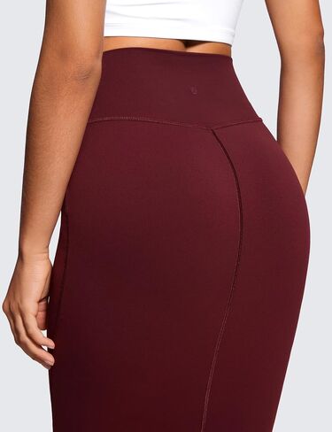 CRZ YOGA Butterluxe ميدي تنورات الرصاص للنساء الخامس الصليب عالية الخصر Bodycon تمتد تنورة العمل غير الرسمية أسود صغير in Saudi Arabia
