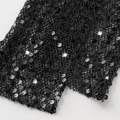 BABEYOND Opera Gloves for Women - Long Fingerless Sequin Sparkling Glitter Gloves Tea Party Stretchy Adult Size Elbow Length in Saudi Arabia