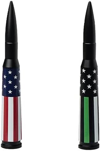 EcoAuto Bullet Antenna Replacement for Dodge Ram & Ford F150 F250 F350 Super Duty Ford Raptor Bronco Trucks - Anti-Theft Design - Radio Antenna for Truck 1990 - Current in Kuwait