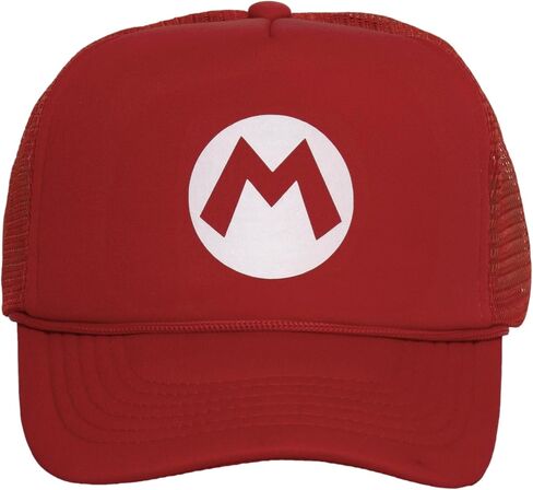 البالغين ماريو هات Trucker Cosplay Costume Plummer Bros Cap in Kuwait