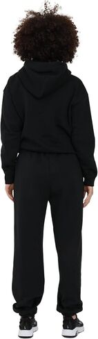 Nike Women's NSW Sportswear Essential Fleece Pants Joggers, Black/White, X-Large in Saudi Arabia