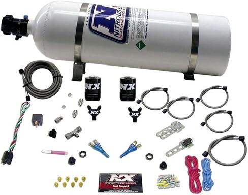 Nitrous Express-GM TBI Nitrous Kit (50-125HP) W/15LB زجاجة (20218-15) in Saudi Arabia