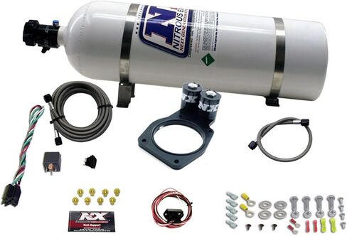 Nitrous Express-10-15 Chevrolet Camaro Nitrous Plate Kit (50-150HP) W/15 LB Bottle (20931-15) in Saudi Arabia