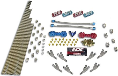 Nitrous Express 13390 8-Cylinder Stainless Steel Vortech / Straight Through Design Plumbing Kit in Saudi Arabia