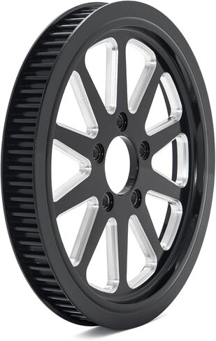 TOFR Rear Pulley 66 Tooth 1" Spoke for Harley Touring Electra Glide Road King 07 08 Dyna 07-17 Softail FLST FLS FXSTD 07-11 in Saudi Arabia