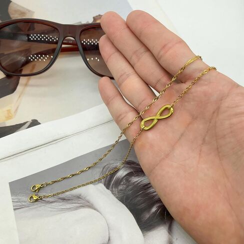 Designer Cute Glasses Eyeglass Chains for Women Stylish Eye Glasses Holders Chain for Glasses Around Neck Women in Saudi Arabia