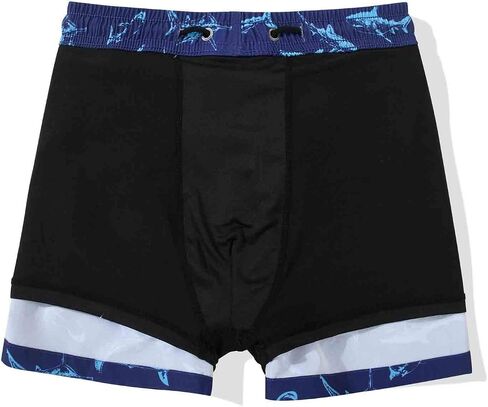 SUNDAY ROSE Boy's Swim Trunks with Compression Liner Bathing Suit Swim Shorts for Kids in Kuwait