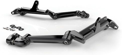 Ciro Frame Mounted Adjustable Highway Peg Mounts Kit (Black, Standard No Pegs) in Saudi Arabia
