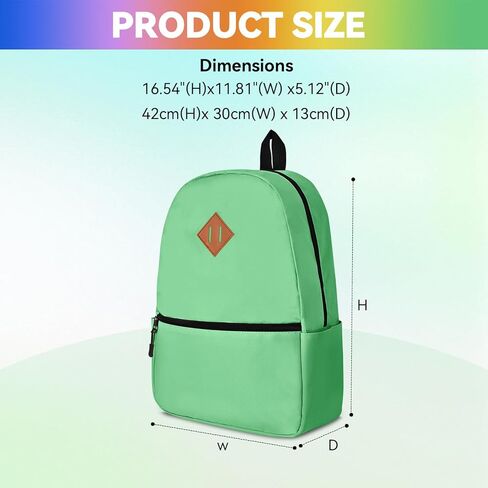 12 حقائب الظهر في الحزمة بكميات كبيرة ، حقائب كتب خفيفة الوزن بحجم 17 بوصة لطلاب المدارس الابتدائية والمتوسطة والثانوية ، وظهر الظهر بالجملة للأطفال ، والبالغين ، والفصول الدراسية ، والسفر ، وإمدادات الصالة الرياضية ، و 12 لونًا متنوعًا in Kuwait