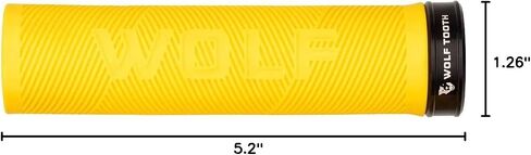 Wolf Tooth Lock-On Echo Grip - Purple Grip with Black Collar in Saudi Arabia
