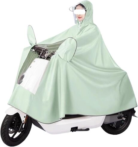 Rain Ponchos, Cycling Raincoat,Hooded Rain Poncho for Bike,Ebike,Motorcycle,Mobility Scooter,Windproof Unisex Rain Cape(4X-Large) in Kuwait