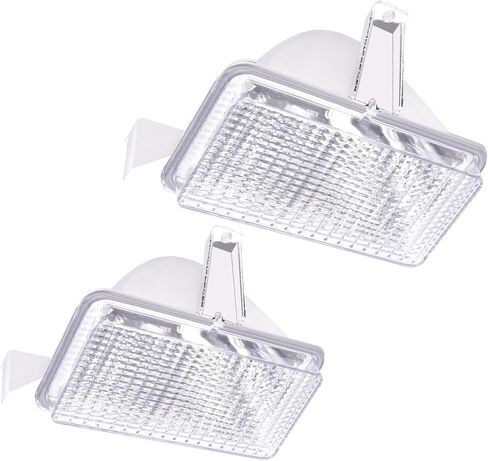 HECASA TEURN LIGHT LIGHT LIGHTS ANDRAYBLY متوافقة مع 1983-1991 CHEVROLET CHEVY Blazer GMC Suburban Pickup Truck Driver & Passenger STARTER LIGH in Kuwait