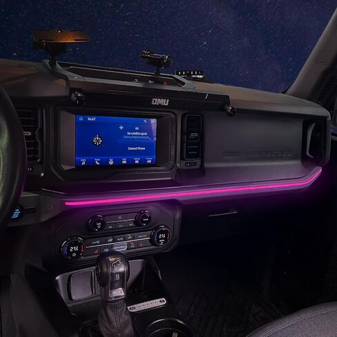 Z8 LED Neon Strip Light Center Center Dashboard Trim متوافق مع فورد برونكو 2021-2024 قطع غيار لوحة داش in Kuwait