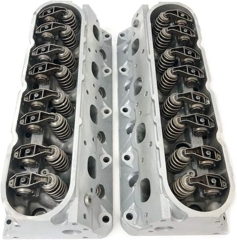مجموعة GM LS2 LS6 Gen III Gen IV من 2 رؤوس أسطوانة تم تصنيعها 243 تجميع ث/Rocker Arms OEM المعاد تصنيعها (متجددة) in Saudi Arabia