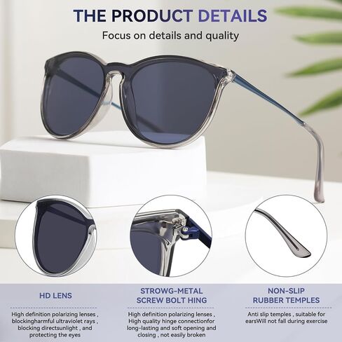 Dollger Oversized Trendy Retro Aviator Sunglasses for Women, Light-Tinted Round-Frame Sunglasses, 100% UV Protection for Driving, Riding, Beach, and Travel in Saudi Arabia