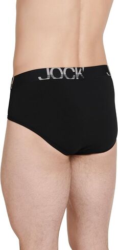 ملابس داخلية رجالي من Jockey ملابس داخلية ActiveStretch - 4 قطع، Pebble/Z Stripe/Virozy Extra/Black، M in Saudi Arabia