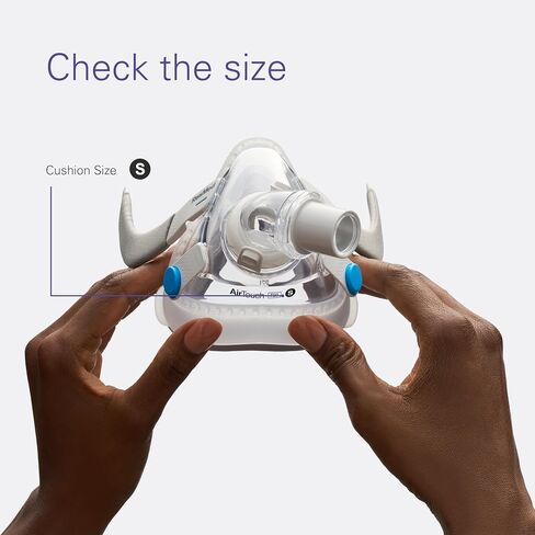 ResMed AirTouch F20 Frame System - Replacement Frame System with Full-Face Mask & Elbow - Premium CPAP Gear - Headgear Not Included - Medium in Saudi Arabia