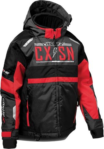 Castle X Youth Strike Jacket in Red/Charcoal/Black, Size Large in Saudi Arabia