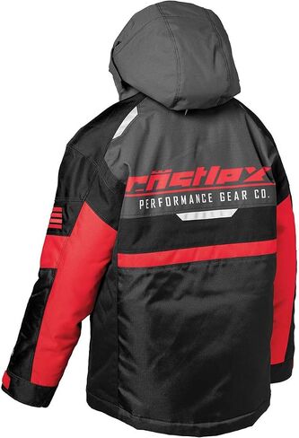 Castle X Youth Strike Jacket in Red/Charcoal/Black, Size Large in Saudi Arabia