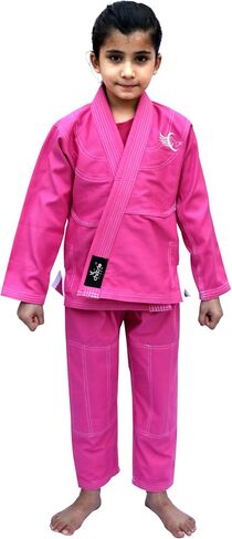 Chocho Kids Brazilian Jiu Jitsu Suits BJJ Gi Ibjjf الأطفال الذين يتصارعون in Kuwait
