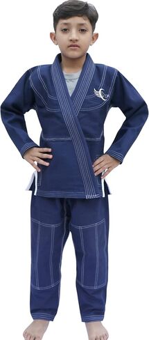 Chocho Kids Brazilian Jiu Jitsu Suits BJJ Gi Ibjjf الأطفال الذين يتصارعون in Kuwait