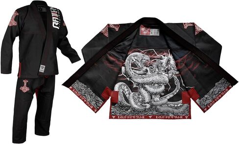Raven Fightwear Men's Thor Nordic Brazilian Jiu jitsu uniform Premium BJJ GI in Kuwait