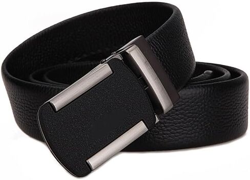 Men's Automatic Buckle Belt Men's Leather Belt Versatile Pants Belt Men's(120 cm) in Saudi Arabia
