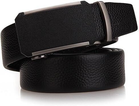 Men's Automatic Buckle Belt Men's Leather Belt Versatile Pants Belt Men's(120 cm) in Saudi Arabia