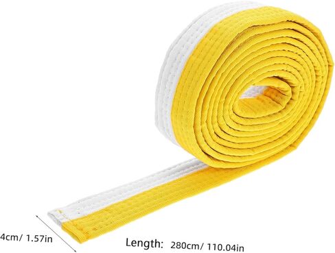 POPETPOP Adjustable Taekwondo Belt Soft Martial Arts Equipment for Karate and - Training Versatile Belt for Grading and Comfort in Saudi Arabia