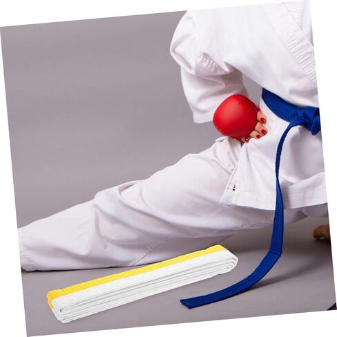 POPETPOP Adjustable Taekwondo Belt Soft Martial Arts Equipment for Karate and - Training Versatile Belt for Grading and Comfort in Saudi Arabia