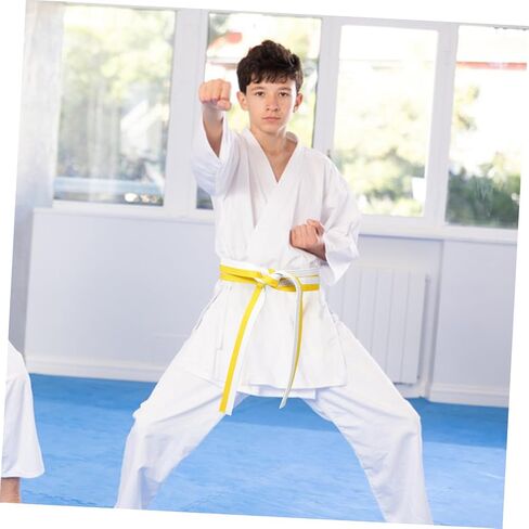 POPETPOP Adjustable Taekwondo Belt Soft Martial Arts Equipment for Karate and - Training Versatile Belt for Grading and Comfort in Saudi Arabia