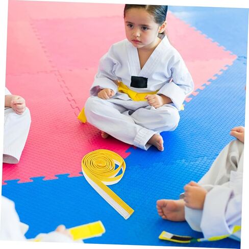 POPETPOP Adjustable Taekwondo Belt Soft Martial Arts Equipment for Karate and - Training Versatile Belt for Grading and Comfort in Saudi Arabia