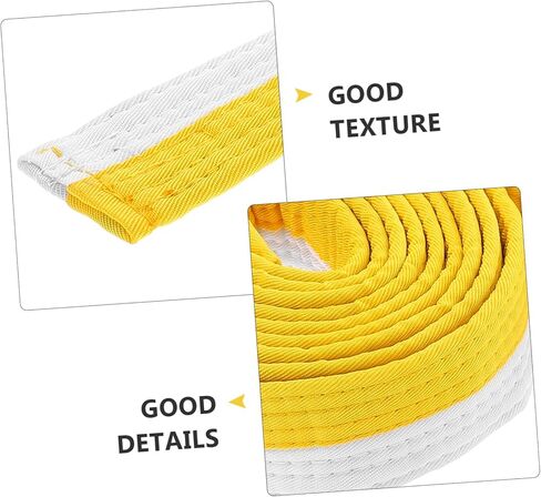 POPETPOP Adjustable Taekwondo Belt Soft Martial Arts Equipment for Karate and - Training Versatile Belt for Grading and Comfort in Saudi Arabia