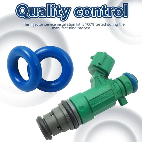 Xspeedonline 50x Fuel Injector O-Rings Set 7.52mm x 3.53 mm Blue Universal Repair Kit for IWP043 IWP063 IWP069 IWP181 IWP189 IWP162 0280158233 0280158091 0280158020 0280156161 Fuel Injector, New in Saudi Arabia
