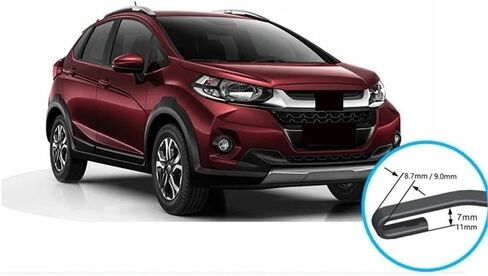 Compatible For WR-V WR V WRV GL 2018 2019 2020 2021 2022 Rubber Strip Refill Frameless Front Wiper Blades Cleaning Auto Accessories in Saudi Arabia