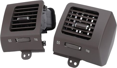 alomejor 1 زوج محسّن Air Flow Car Vent Vent Dashboard AC Vent for Prado 2002-2009 مع سائق وجانب الرمادي الرمادي in Kuwait
