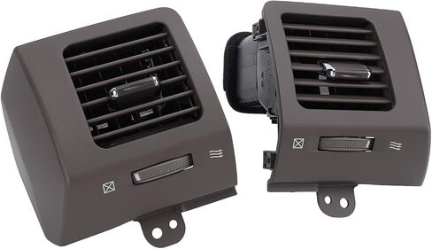 alomejor 1 زوج محسّن Air Flow Car Vent Vent Dashboard AC Vent for Prado 2002-2009 مع سائق وجانب الرمادي الرمادي in Kuwait