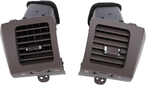 alomejor 1 زوج محسّن Air Flow Car Vent Vent Dashboard AC Vent for Prado 2002-2009 مع سائق وجانب الرمادي الرمادي in Kuwait