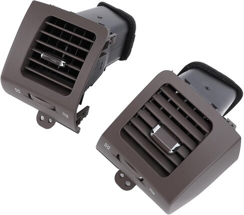 alomejor 1 زوج محسّن Air Flow Car Vent Vent Dashboard AC Vent for Prado 2002-2009 مع سائق وجانب الرمادي الرمادي in Kuwait