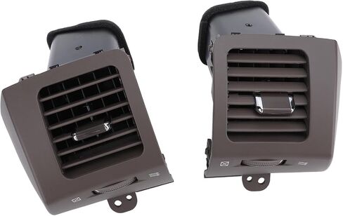 alomejor 1 زوج محسّن Air Flow Car Vent Vent Dashboard AC Vent for Prado 2002-2009 مع سائق وجانب الرمادي الرمادي in Kuwait