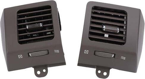 alomejor 1 زوج محسّن Air Flow Car Vent Vent Dashboard AC Vent for Prado 2002-2009 مع سائق وجانب الرمادي الرمادي in Kuwait