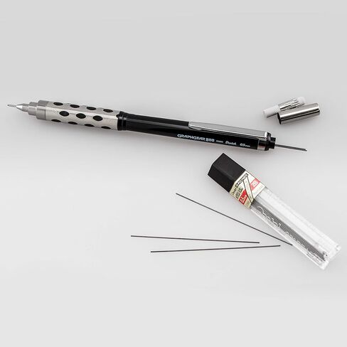 قلم رسم آلي من Pentel GraphGear800 (0.7 مم) 2 قطعة (PG807BP2) in Saudi Arabia