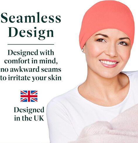 MASUMI Chemo Organic Headwear - Sleep Cap | Cancer Headwear for Men & Women | Unisex Sleeping Hat | 95% Cotton Beanie in Saudi Arabia