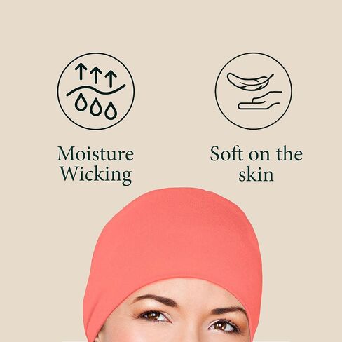 MASUMI Chemo Organic Headwear - Sleep Cap | Cancer Headwear for Men & Women | Unisex Sleeping Hat | 95% Cotton Beanie in Saudi Arabia