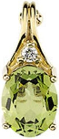 Semi-Polished 14k White Gold Oval Shape 4-Prong Pendant with Enhancer Bail Fine Jewelry for Women Gifts for Her (Mounting Only, Not All Stones Included) in Saudi Arabia