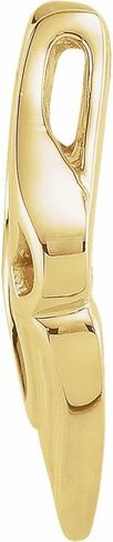 14K Gold Gold Pendant Enhancer المجوهرات الراقية للنساء هدايا لها (26.25 × 17.5 ملم ، ومتصاعدة فقط ، وليس كل الحجارة) in Saudi Arabia